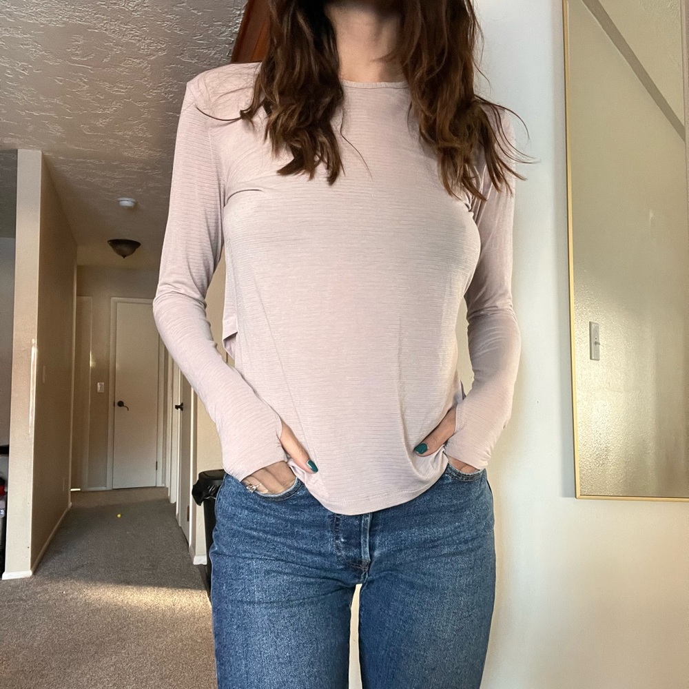 Tan Athletic Long Sleeve ✨